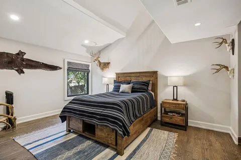 a front view of a house with swimming pool