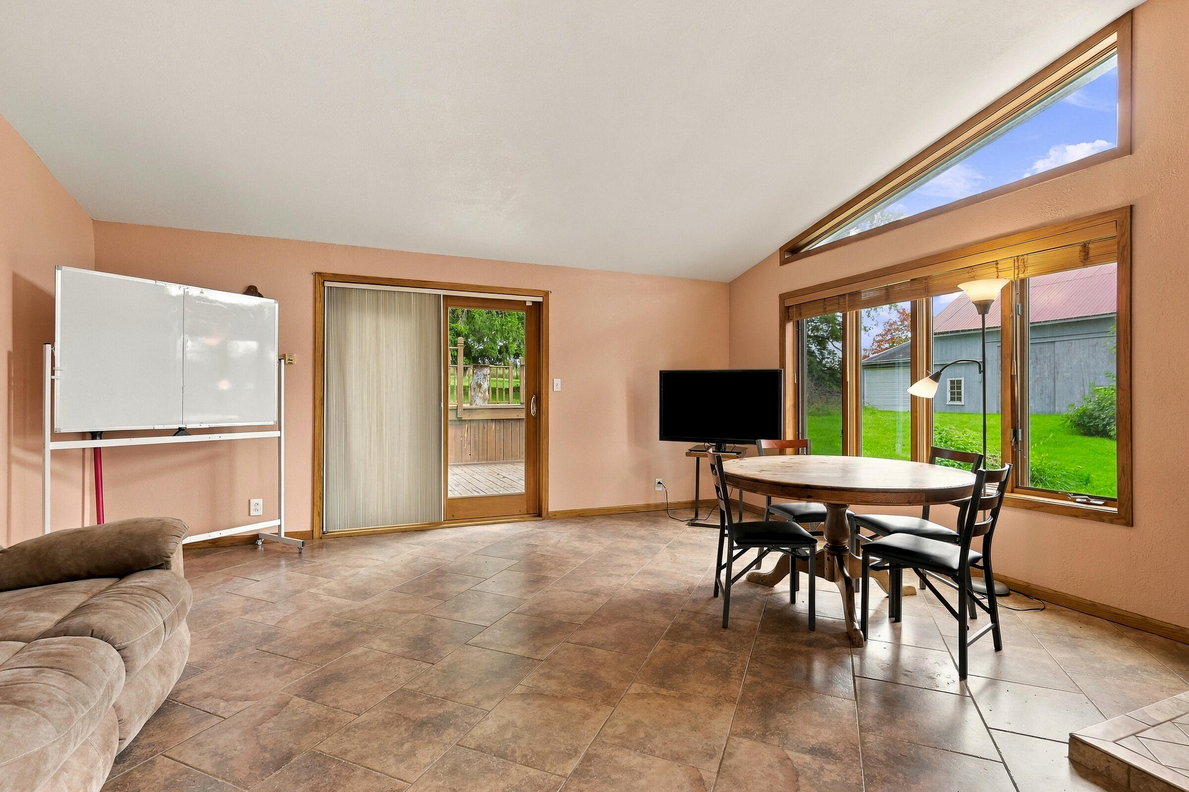 N9263 Willow Road Herman, WI 53020 - Photo 8 of 54 Family room with deck out patio doors