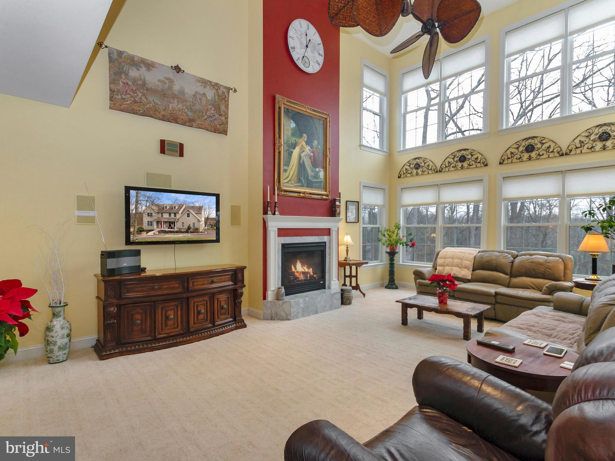 588 Ridge Road Telford, PA 18969 - Photo 14 of 48 2-Story Family Room with three walls of windows!
