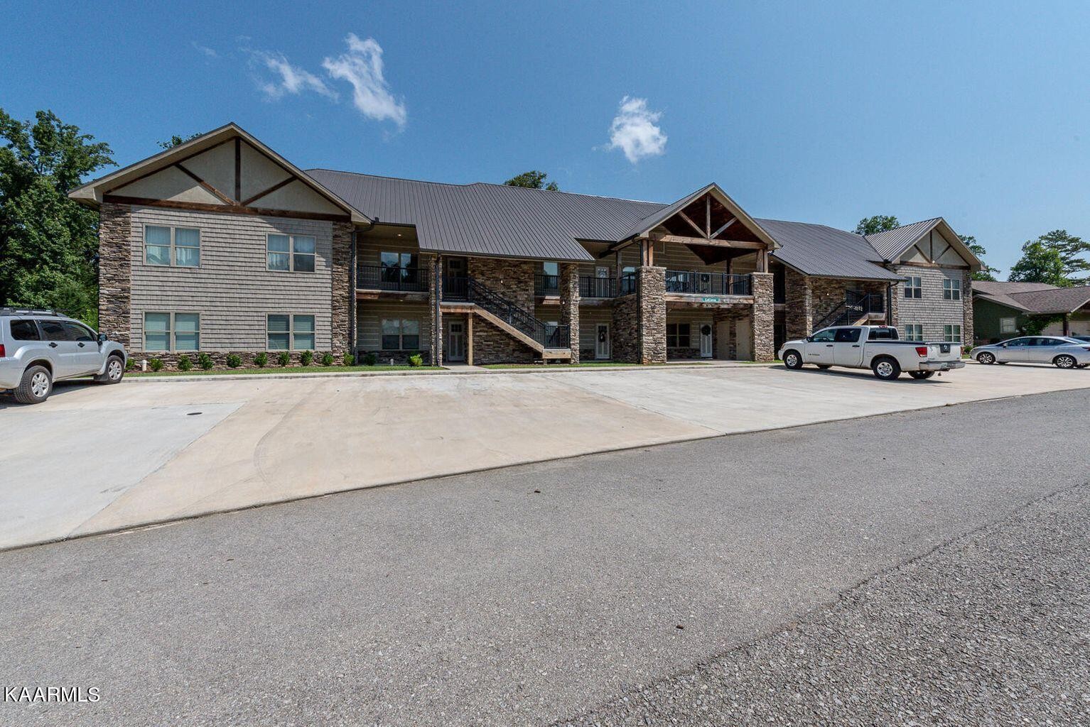 a view of a house with a patio