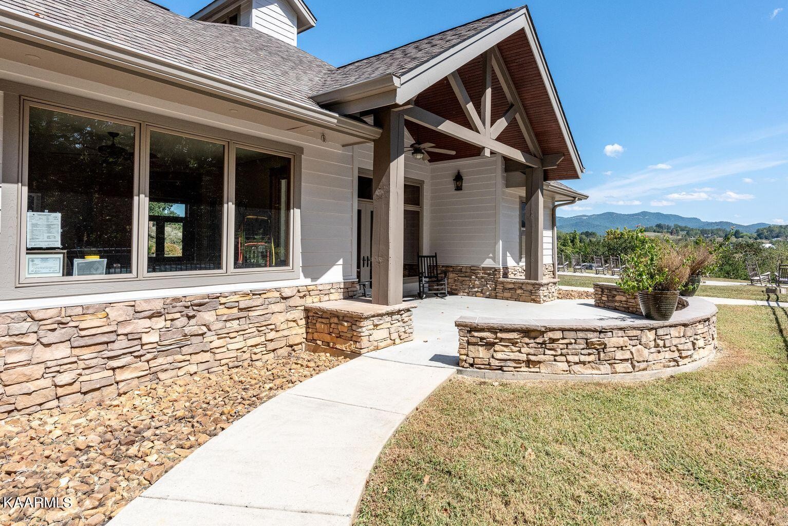 326 Shooting Star Loop, Unit 102 Townsend, TN 37882 - Photo 21 of 22 front view of a building with a outdoor space