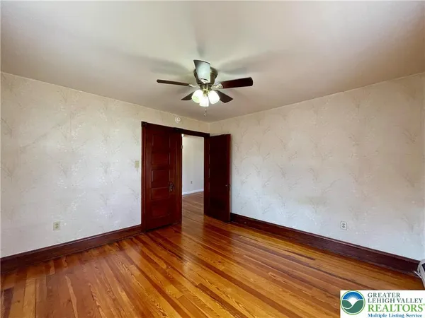 wooden floor in an empty room