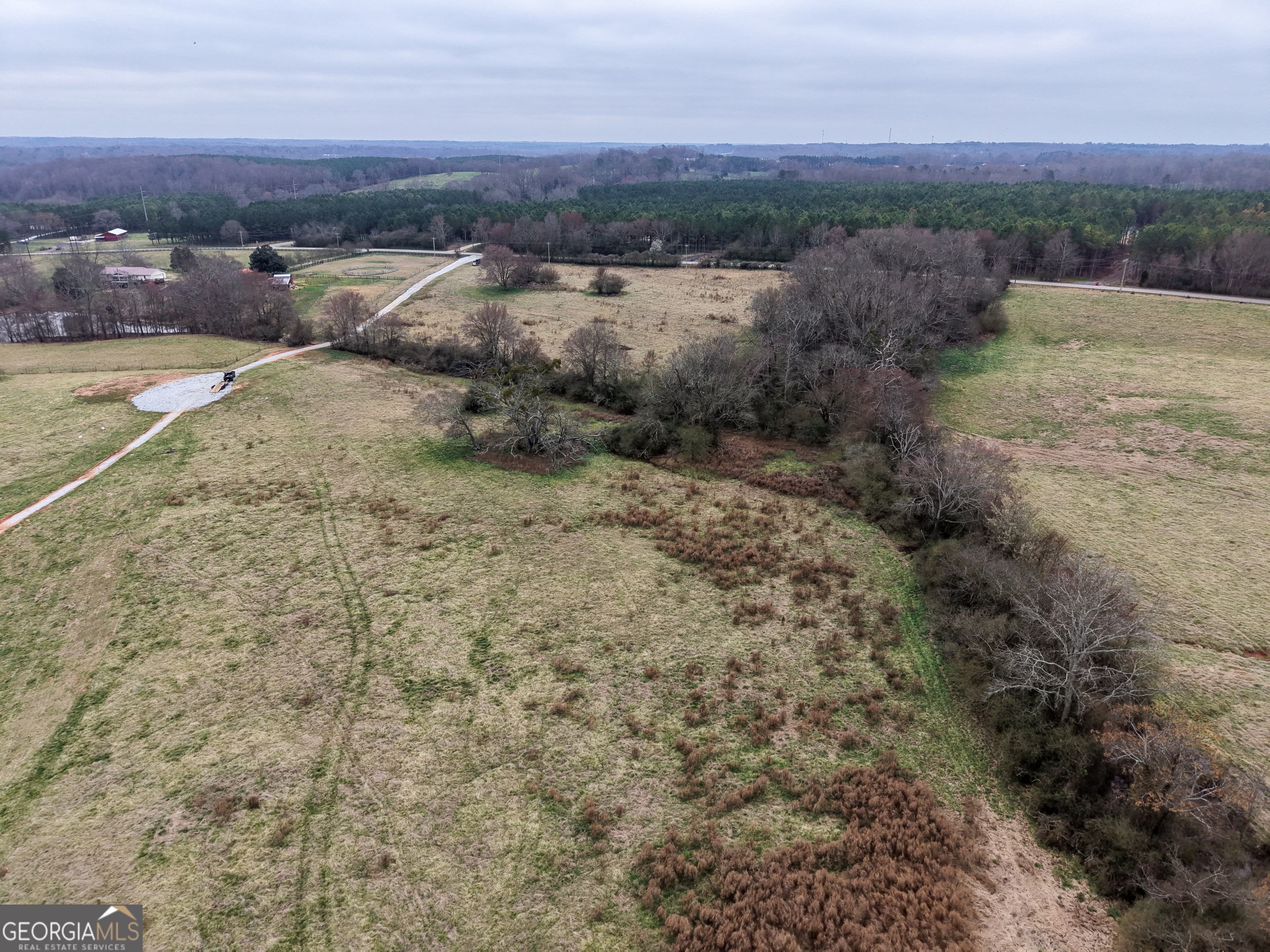7 Red Rose Court Nicholson, GA 30565 - Photo 56 of 81 an aerial view of residential houses with outdoor space and trees