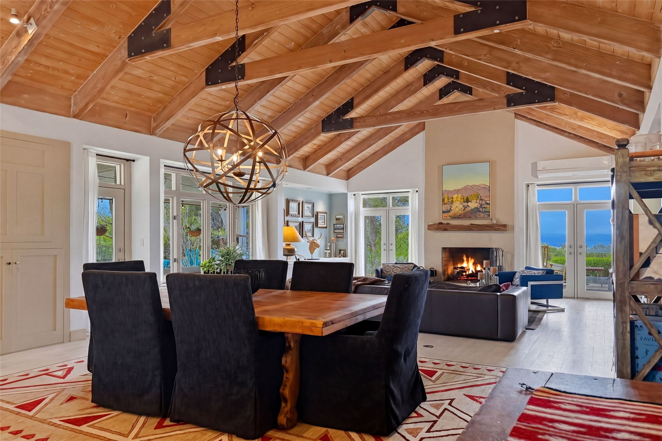 55 Paseo Del Rancho Santa Fe, NM 87506 - Photo 50 of 61 Dining and Living room