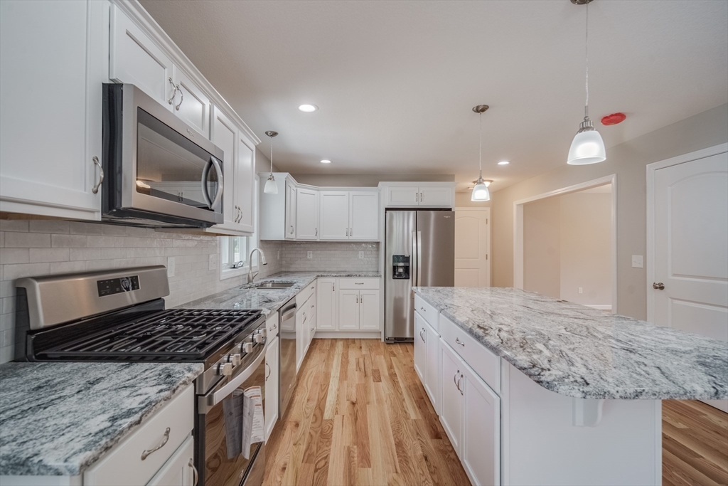 10 Kittrell Street Springfield, MA 01119 - Photo 3 of 42 a large kitchen with stainless steel appliances granite countertop a stove and a sink