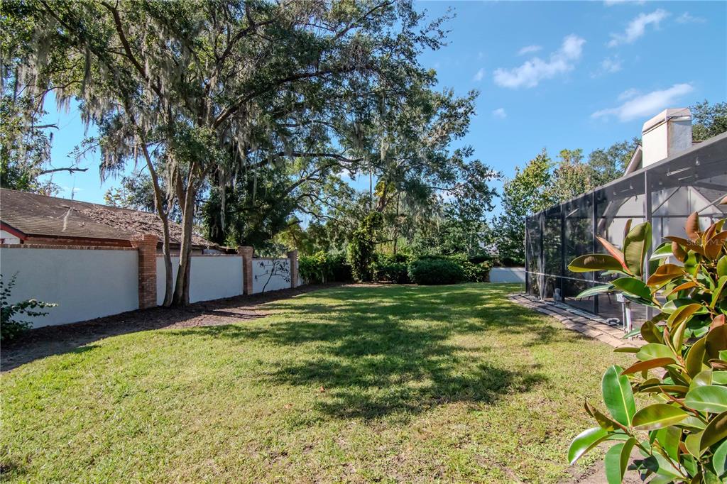 4511 Country Gate Court Valrico, FL 33596 - Photo 46 of 64 a view of a backyard with large trees