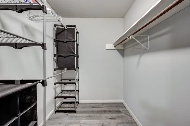 a view of walk in closet