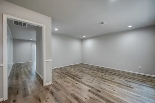 a view of empty room