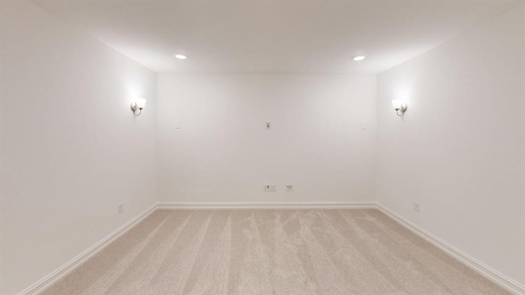 1616 Prosper Lane Anna, TX 75409 - Photo 8 of 24 Unfurnished room with light carpet and recessed lighting