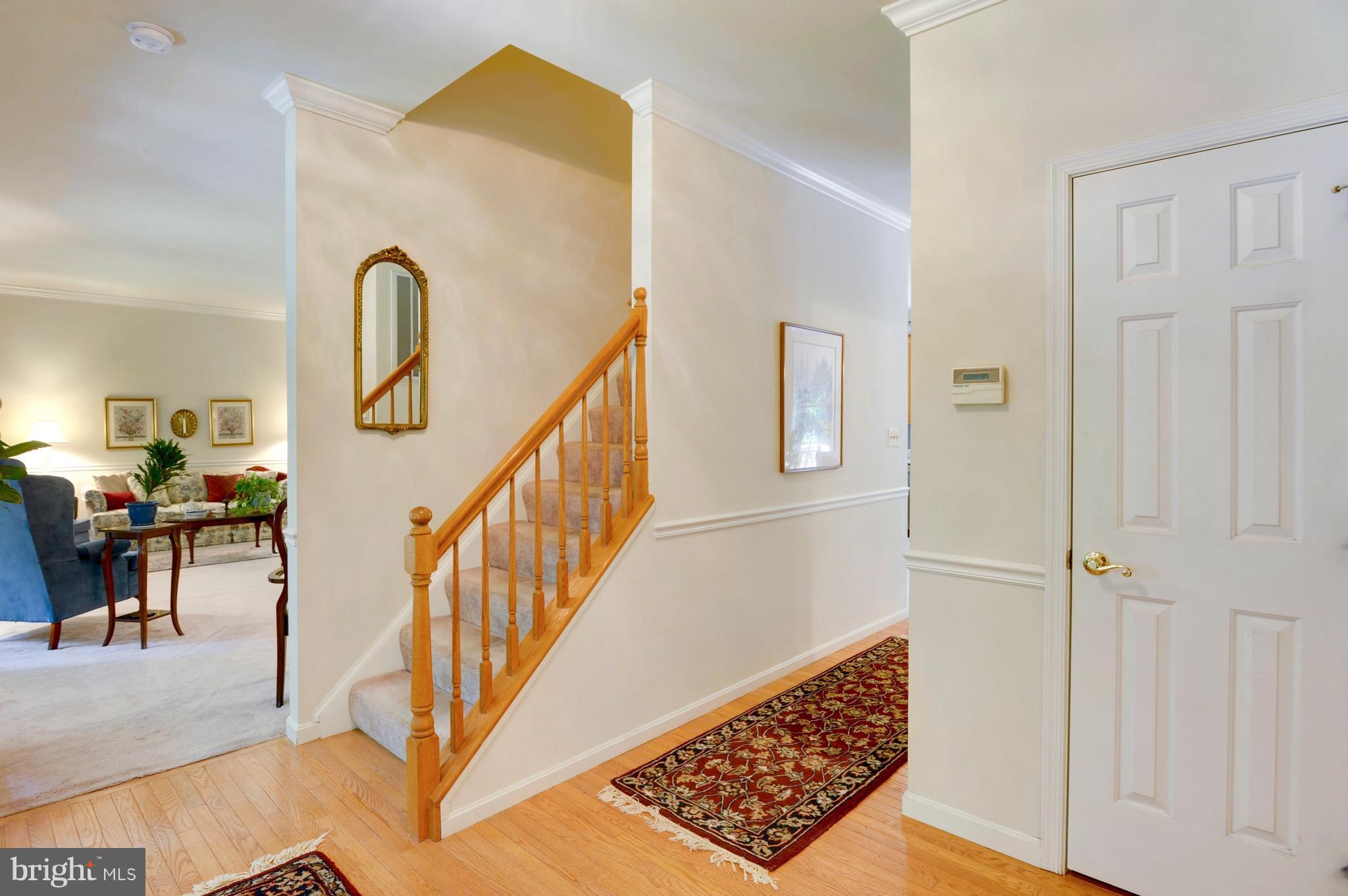 885 Carson Road Huntingtown, MD 20639 - Photo 7 of 30 a view of entryway with wooden floor