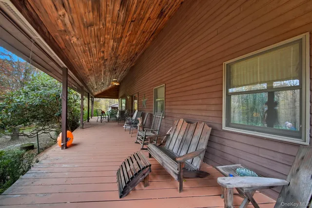 a outdoor space with sitting space