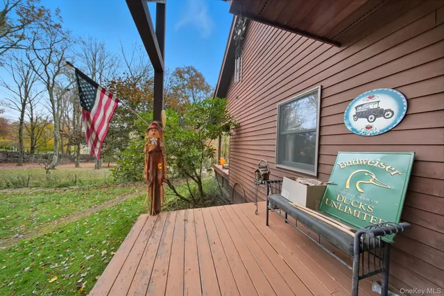 a view of outdoor space with seating space