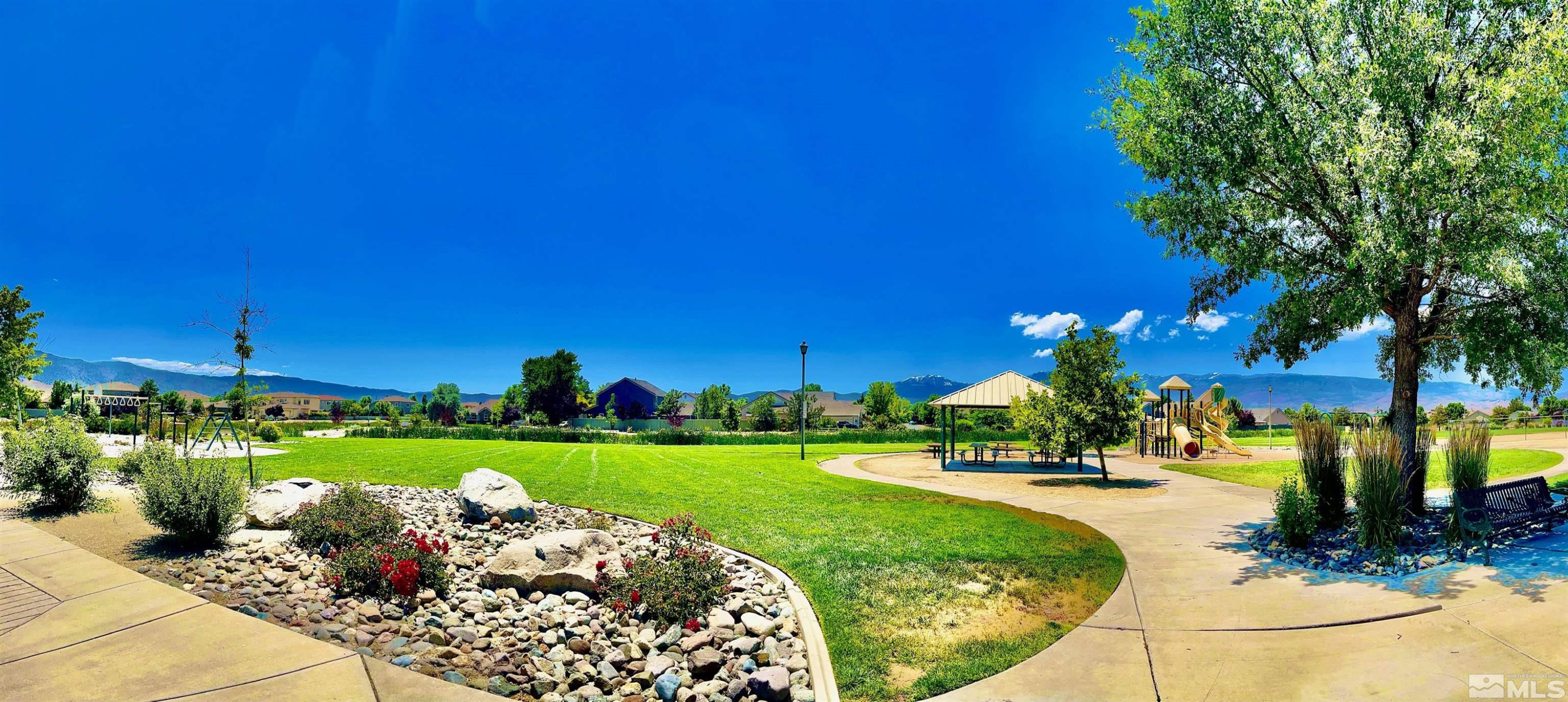 10160 Buckeye Court Reno, NV 89521 - Photo 32 of 36 a garden view with a sitting space