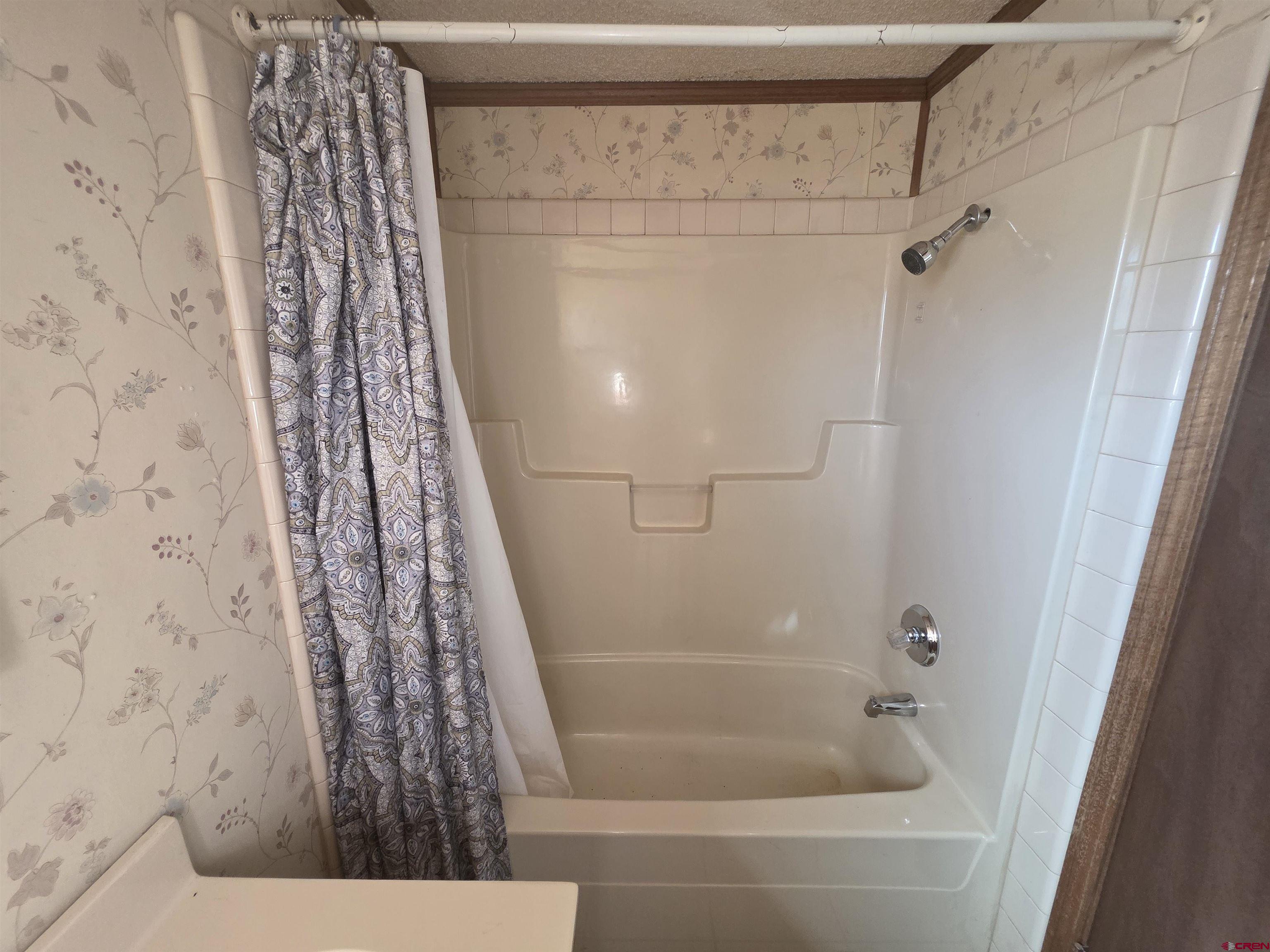 232D Arapahoe Road South Fork, CO 81154 - Photo 13 of 23 a bathroom with a shower