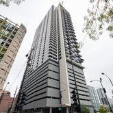 a front view of a building