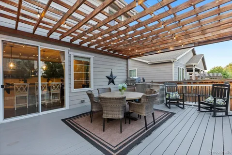 a outdoor space with chairs