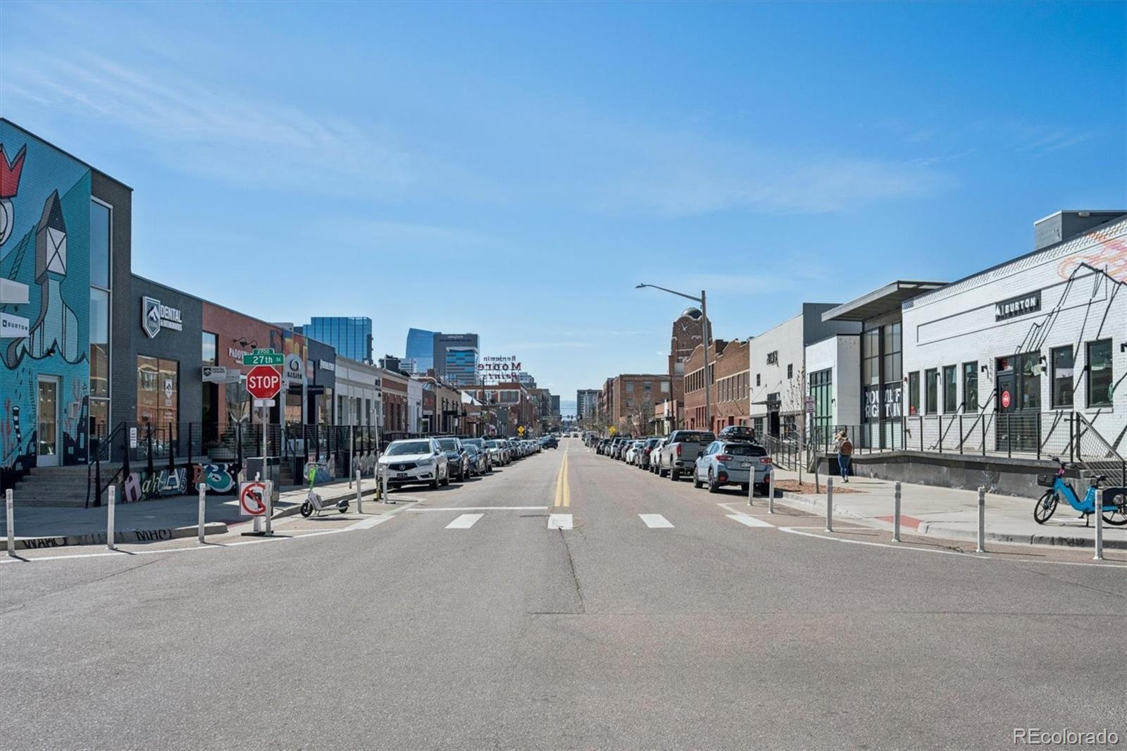 2680 Blake Street, Unit 7 Denver, CO 80205 - Photo 31 of 36 a view of a city street and a building