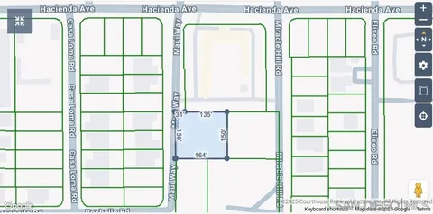 a view of a black and white wall with a large window