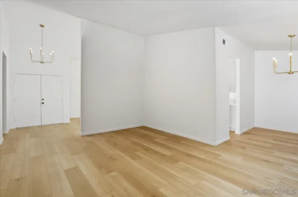 a view of an empty room