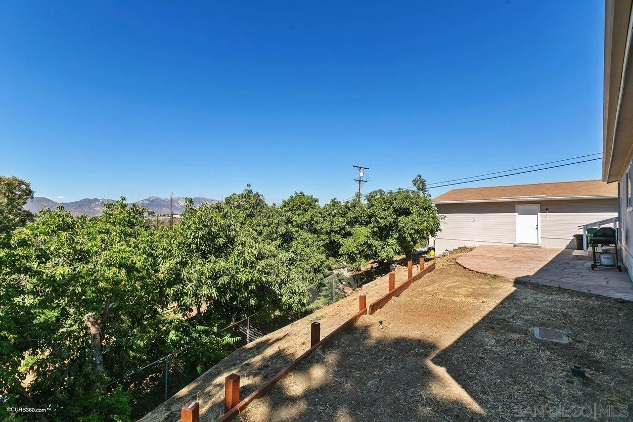 8622 Gardena Road Lakeside, CA 92040 - Photo 27 of 29 a view of a yard with an outdoor space