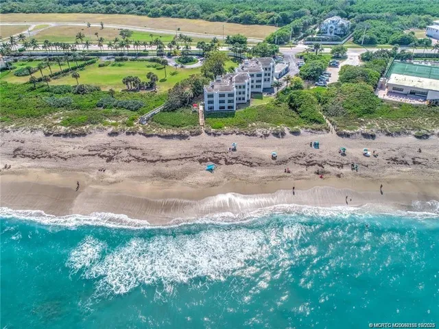 a view of an ocean and beach