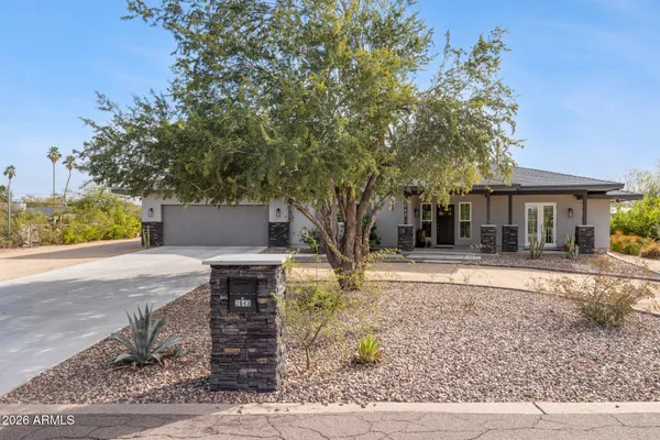 a outdoor view with a sitting space