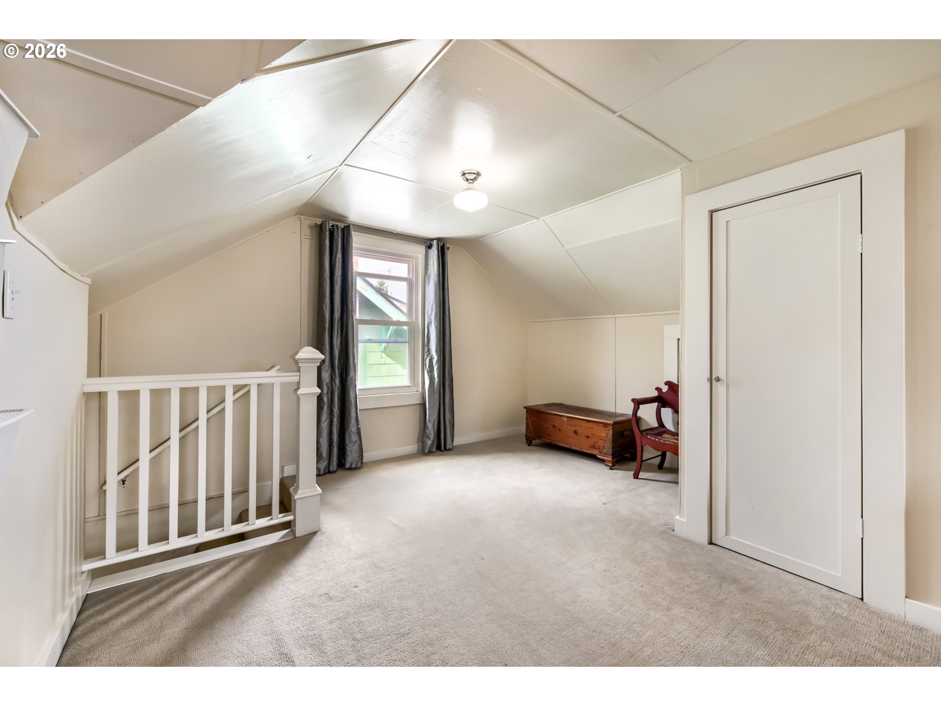 5812 Southeast Bush Street Portland, OR 97206 - Photo 17 of 27 a view of a livingroom with furniture and a ceiling fan