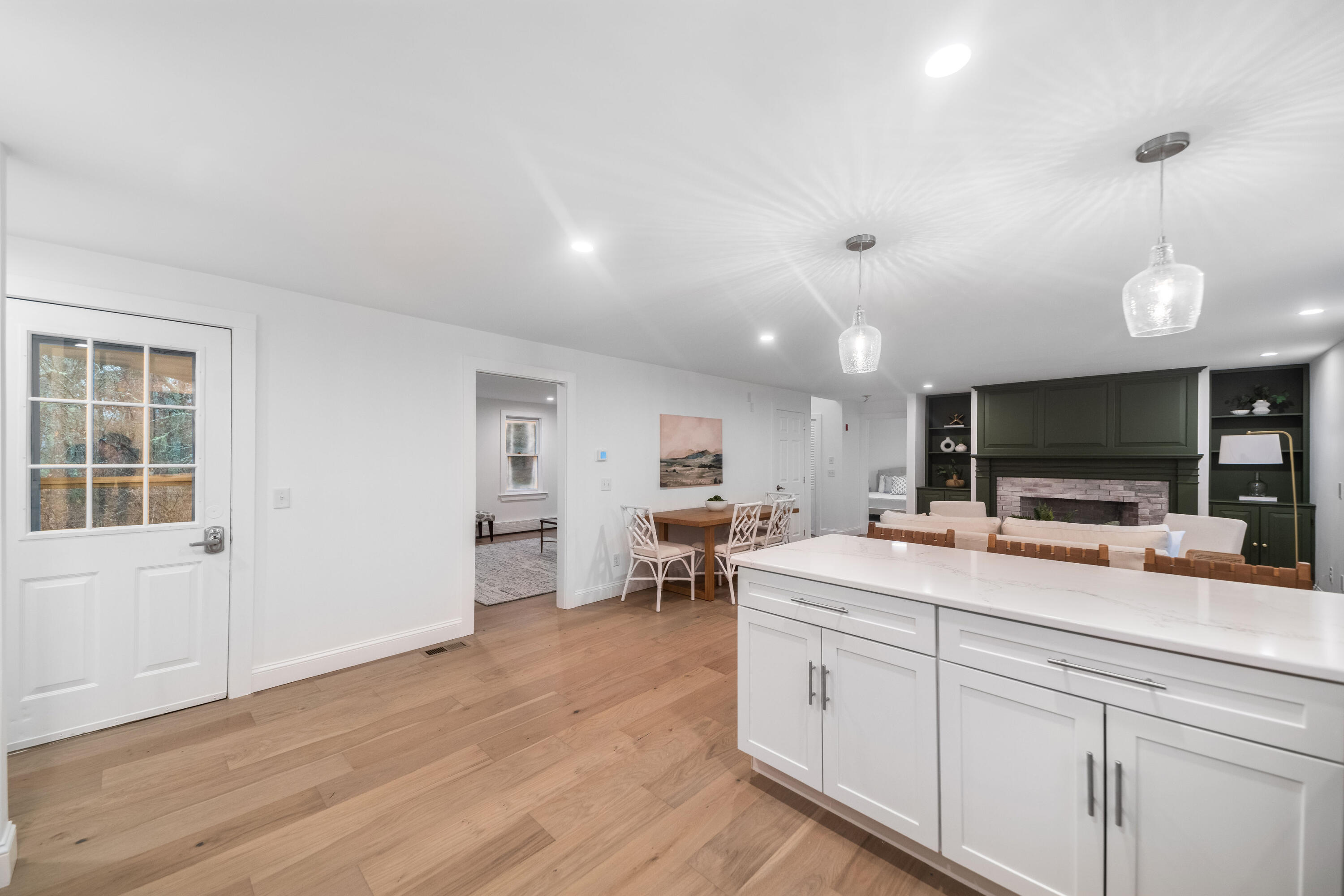 3 Sheayer Road Harwich, MA 02645 - Photo 9 of 38 a view of living room with granite countertop furniture and flat screen tv