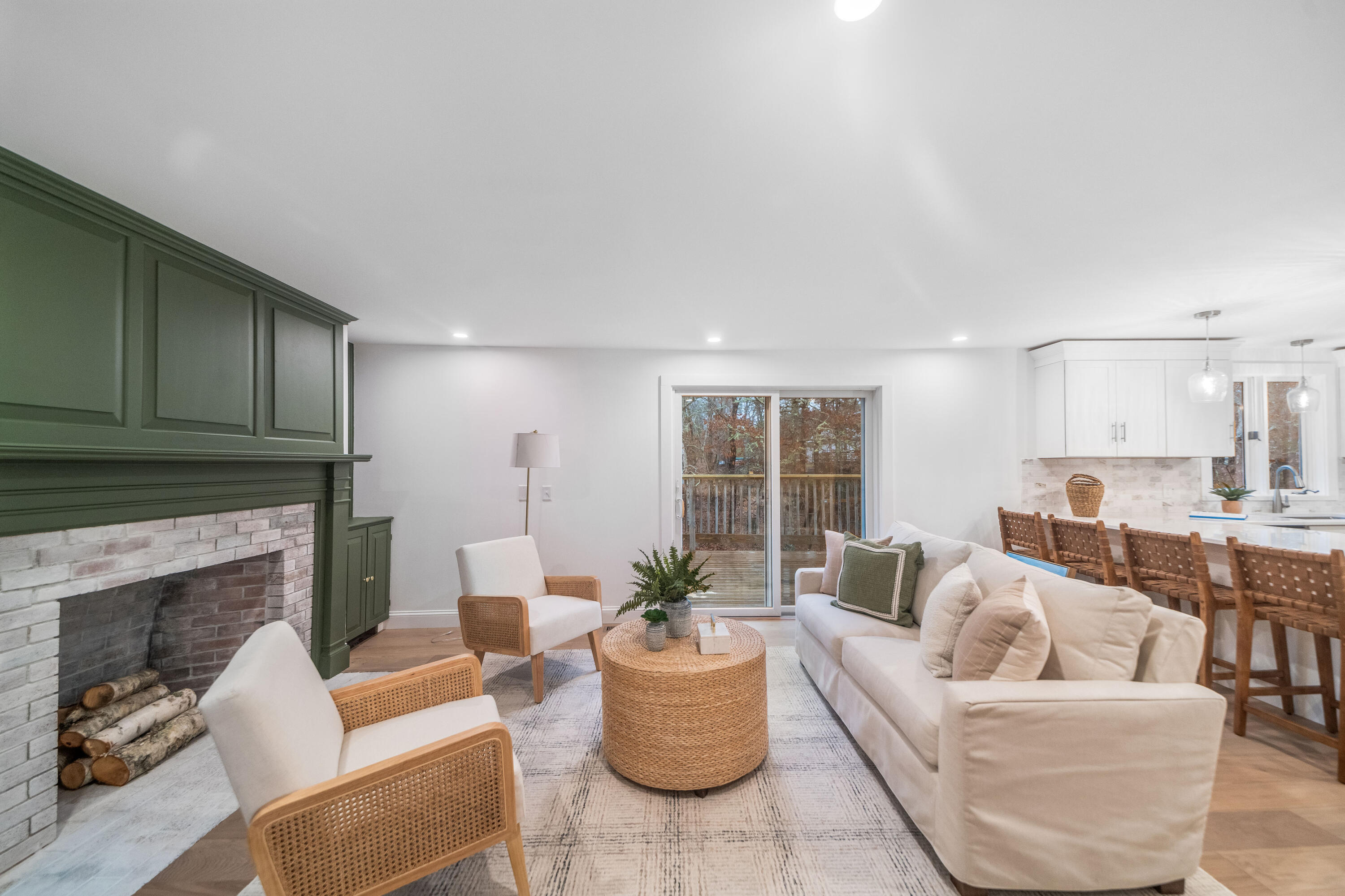 3 Sheayer Road Harwich, MA 02645 - Photo 10 of 38 a living room with furniture and a fireplace