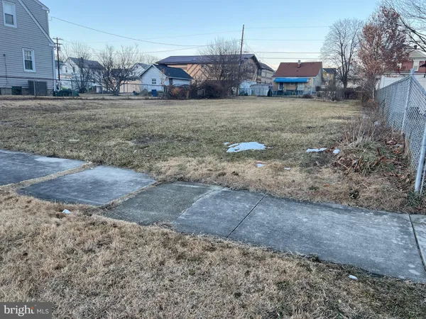 a view of a yard with a dry yard