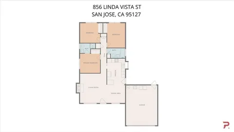 $1,079,000 | 856 Linda Vista Street, San Jose, CA 95127