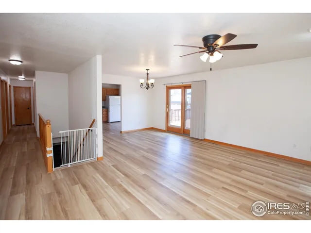 a view interior of a house wooden floor and windows
