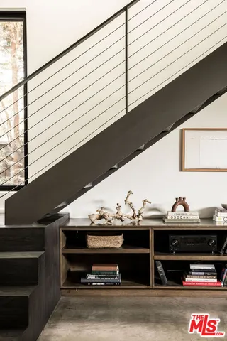 a close view of shoes and furniture