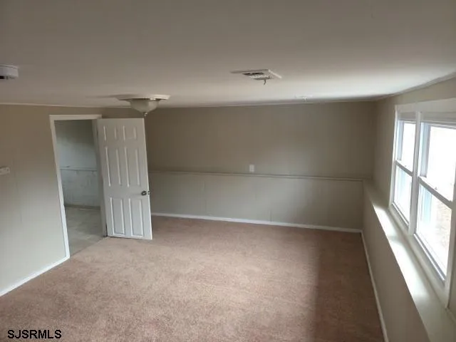 a view of a room with racks