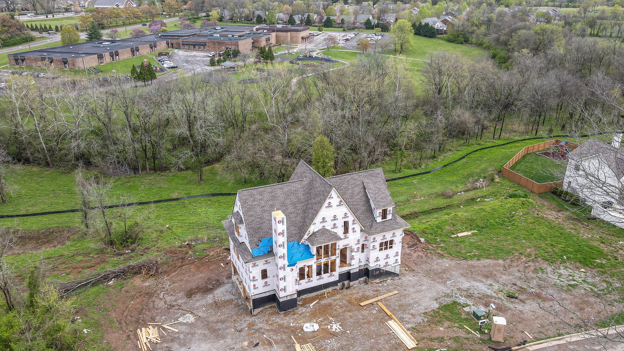 3031 Natures Landing Drive Franklin, TN 37064 - Photo 35 of 45 an aerial view of a house with a yard