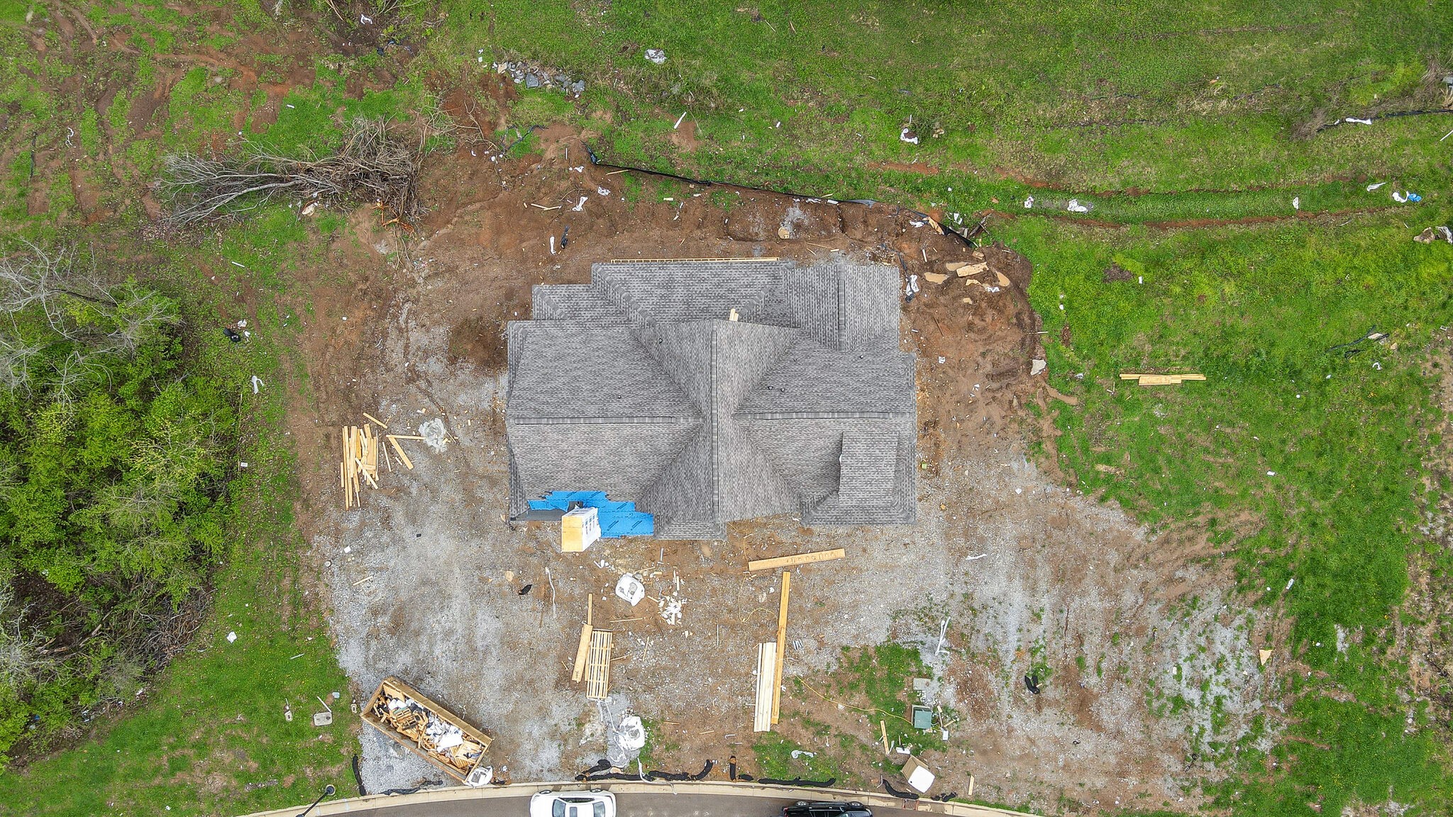3031 Natures Landing Drive Franklin, TN 37064 - Photo 36 of 45 a aerial view of a house with a yard