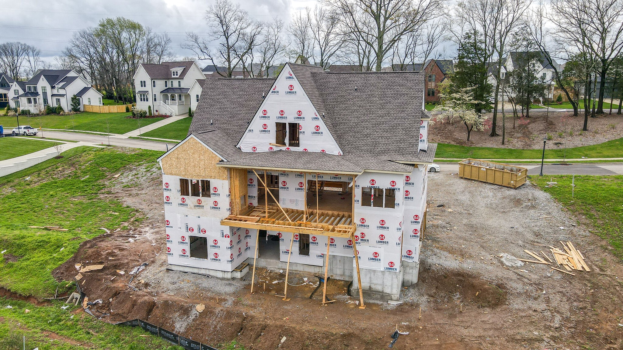 3031 Natures Landing Drive Franklin, TN 37064 - Photo 41 of 45 a view of a house with a yard patio and fire pit