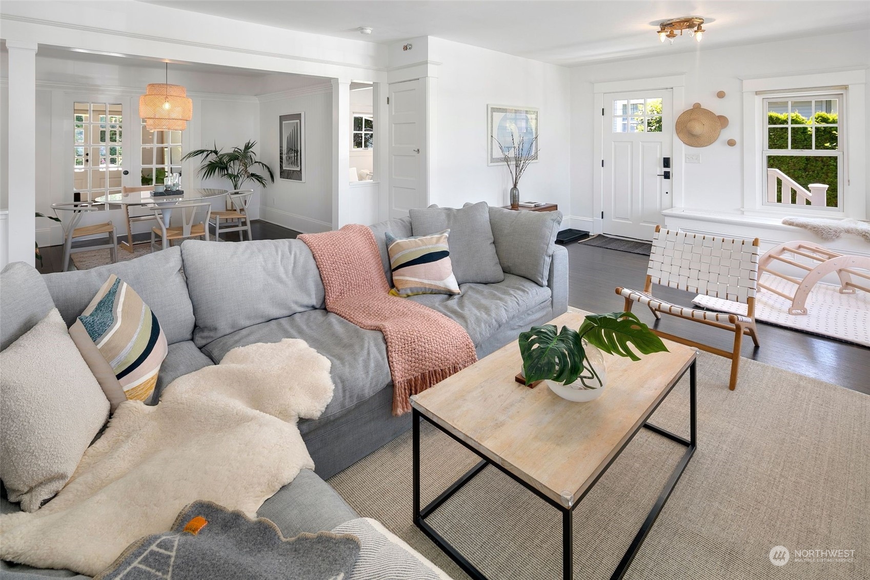 3244 Walnut Avenue Southwest Seattle, WA 98116 - Photo 10 of 40 a living room with furniture and a large window