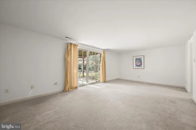 a view of a porch with a yard