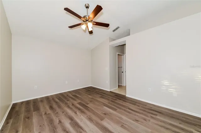 wooden floor in an empty room