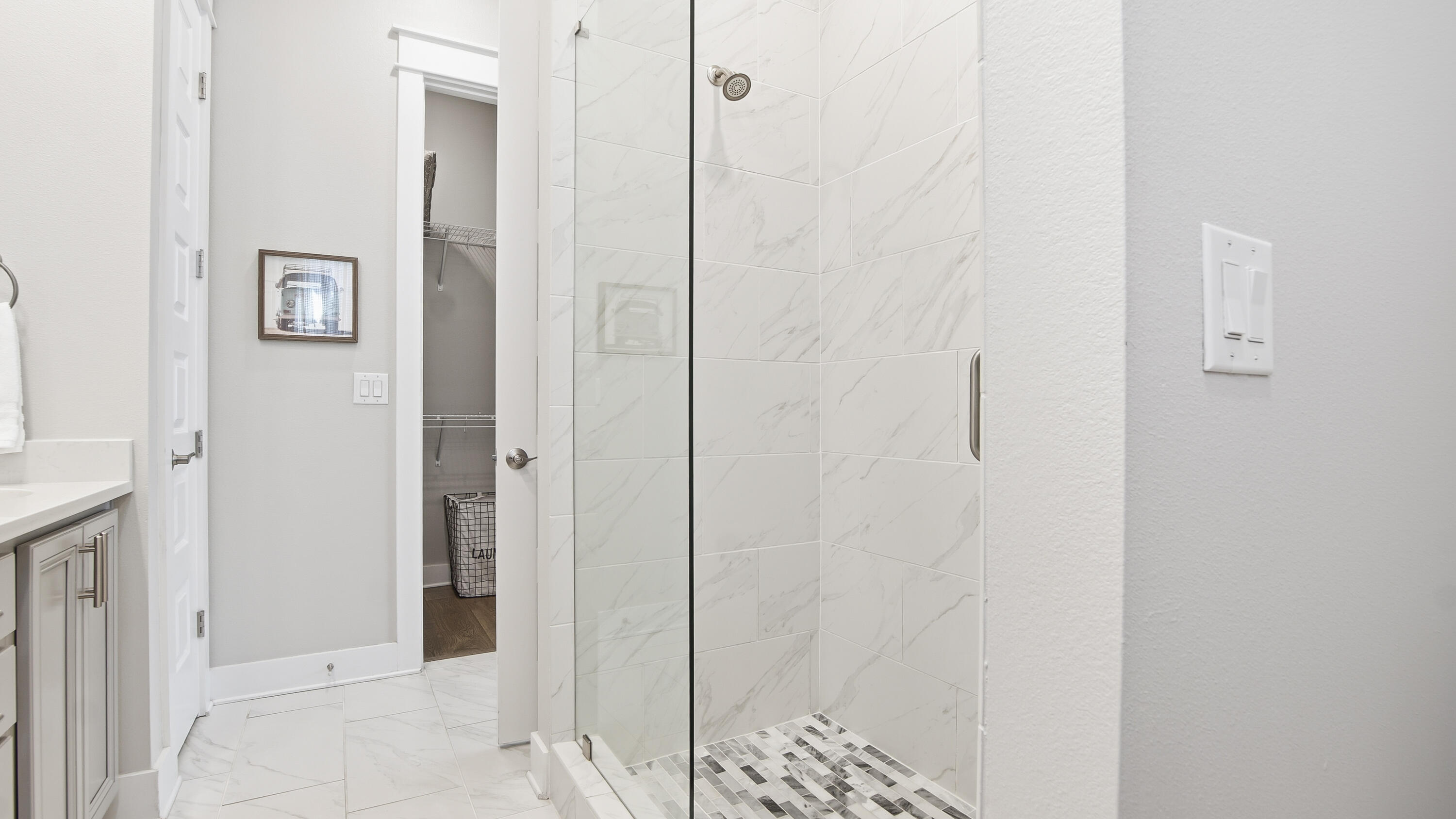 51 Dune Comet Lane, Unit A Inlet Beach, FL 32461 - Photo 30 of 41 a bathroom with a shower and a sink