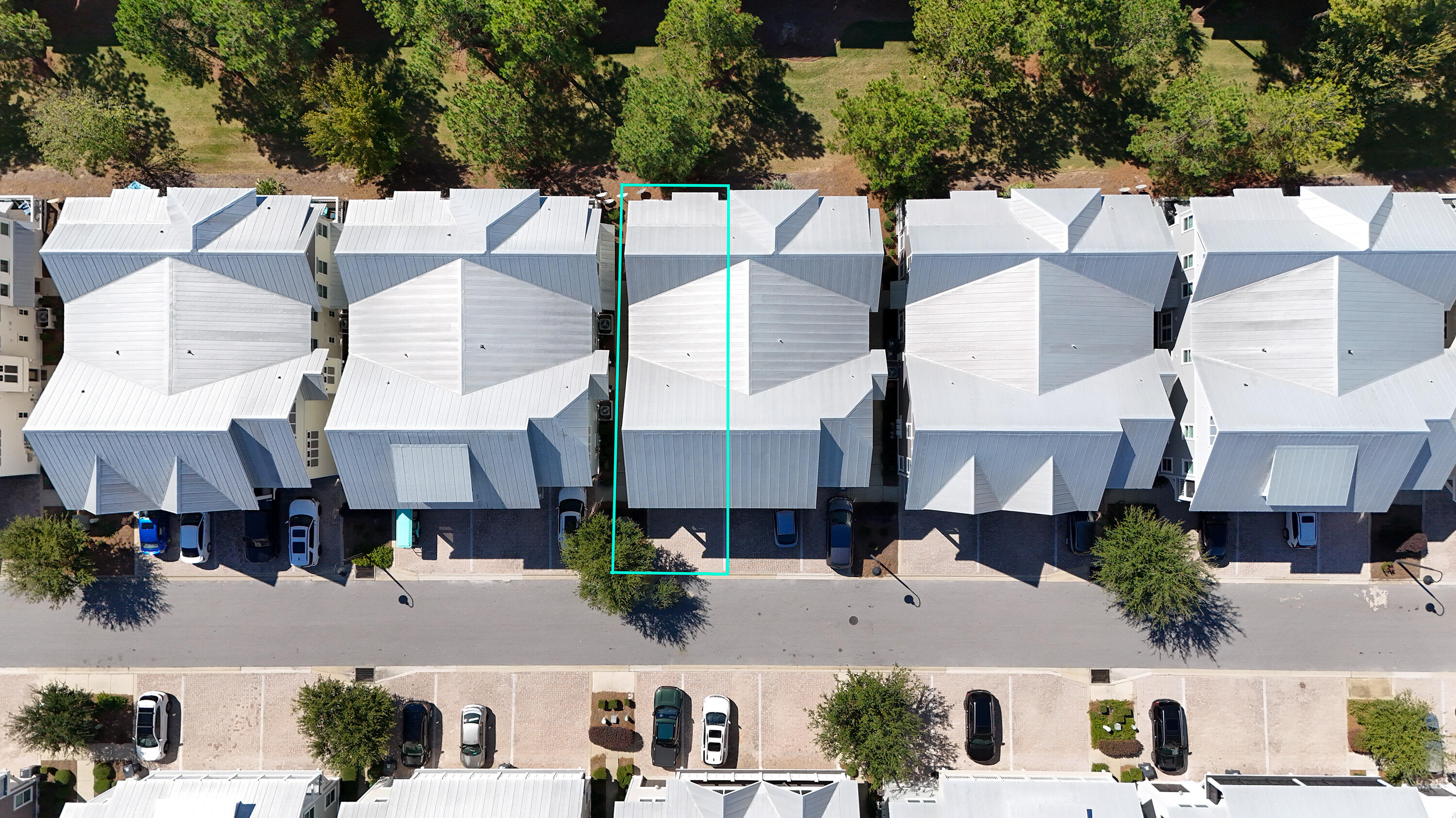 51 Dune Comet Lane, Unit A Inlet Beach, FL 32461 - Photo 40 of 41 an aerial view of multiple houses with a yard