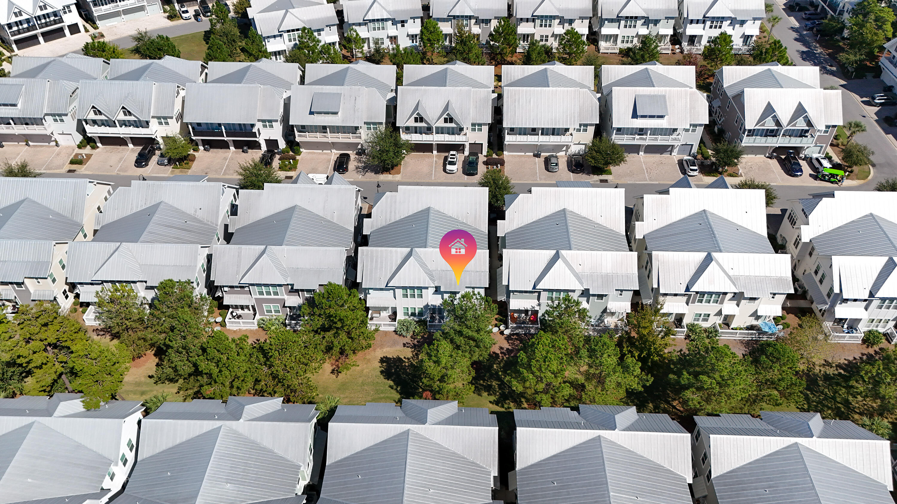 51 Dune Comet Lane, Unit A Inlet Beach, FL 32461 - Photo 41 of 41 an aerial view of a houses with yard