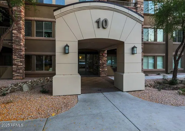a front view of a house with entryway