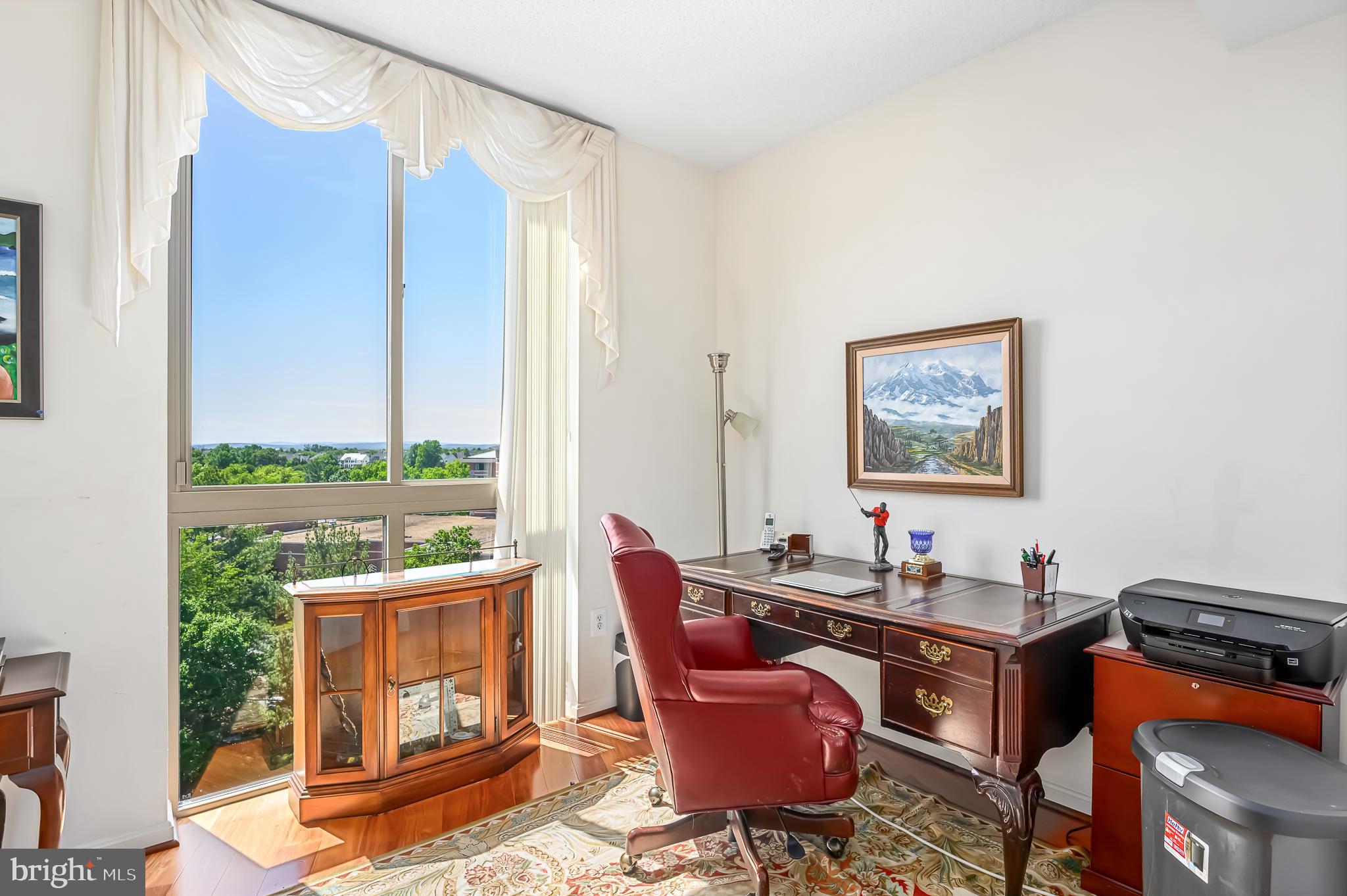 19355 Cypress Ridge Terrace, Unit 1021 Leesburg, VA 20176 - Photo 7 of 51 Home office/Den with incredible views!