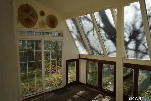 a view of front door