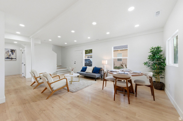 276 North 100 West Tooele, UT 84074 - Photo 1 of 1 Warm and Inviting Living Room and Dining Area