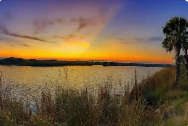 a view of a house with backyard and garden