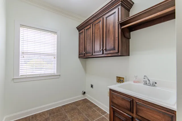 a room with storage and utility