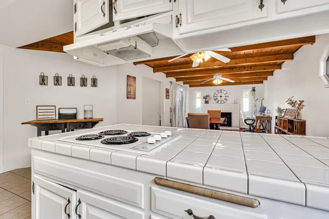 a room with storage utility